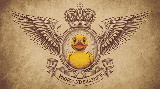 The Profound Silliness coat of arms